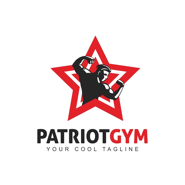 Download Free Gym Logo With Star Design Premium Vector Use our free logo maker to create a logo and build your brand. Put your logo on business cards, promotional products, or your website for brand visibility.