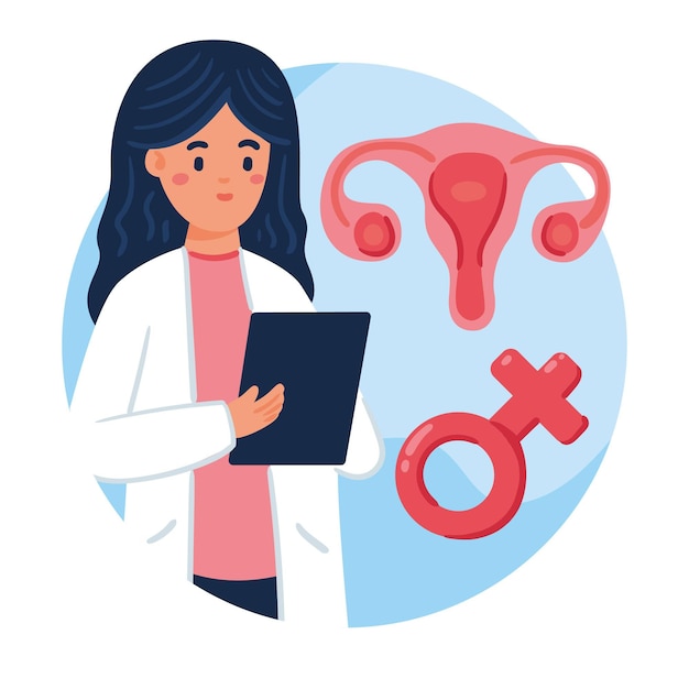 Free Vector Gynecology Concept Illustration 7348