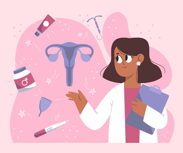 Free Vector | Gynecology concept