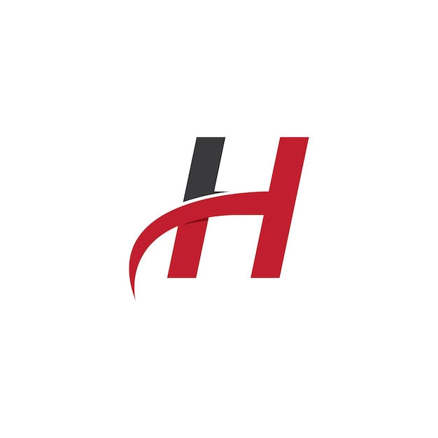 Premium Vector | H letter logo template design