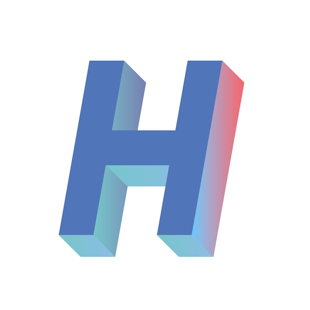 Free Vector | H letter
