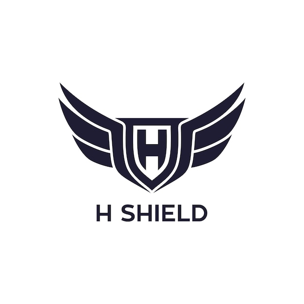 Download Free H Shield With Wing Logo Design Premium Vector Use our free logo maker to create a logo and build your brand. Put your logo on business cards, promotional products, or your website for brand visibility.
