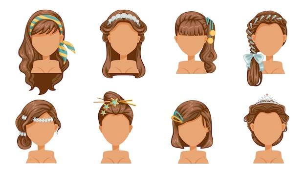 Hair Accessories Hair Pin Crown Hairpin Haircut Beautiful