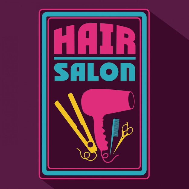 Premium Vector | Hair Saloon Design