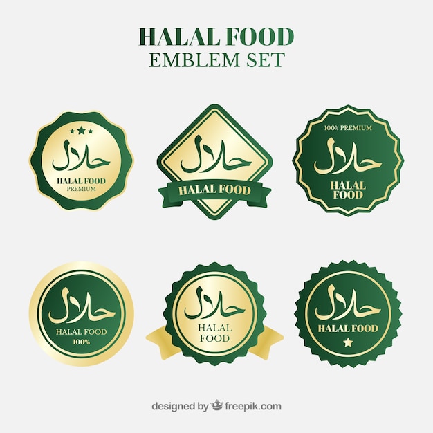 Download Free Download This Free Vector Halal Food Label Collection With Use our free logo maker to create a logo and build your brand. Put your logo on business cards, promotional products, or your website for brand visibility.