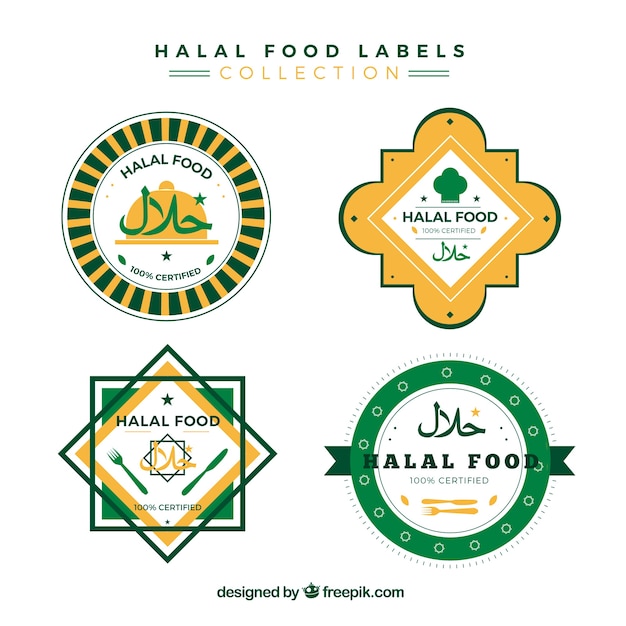 Download Free Halal Stamp Collection With Flat Design Free Vector Use our free logo maker to create a logo and build your brand. Put your logo on business cards, promotional products, or your website for brand visibility.