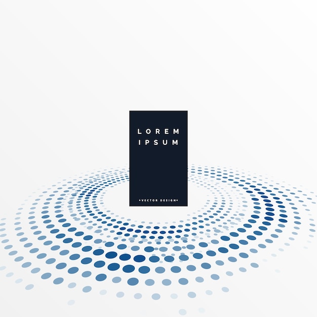 Halftone abstract perspective design background Premium Vector