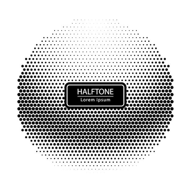 Halftone background | Premium Vector