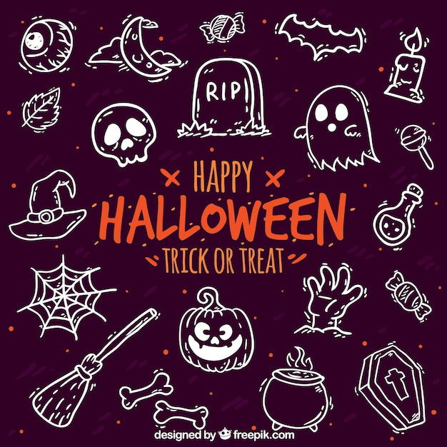 Halloween background design