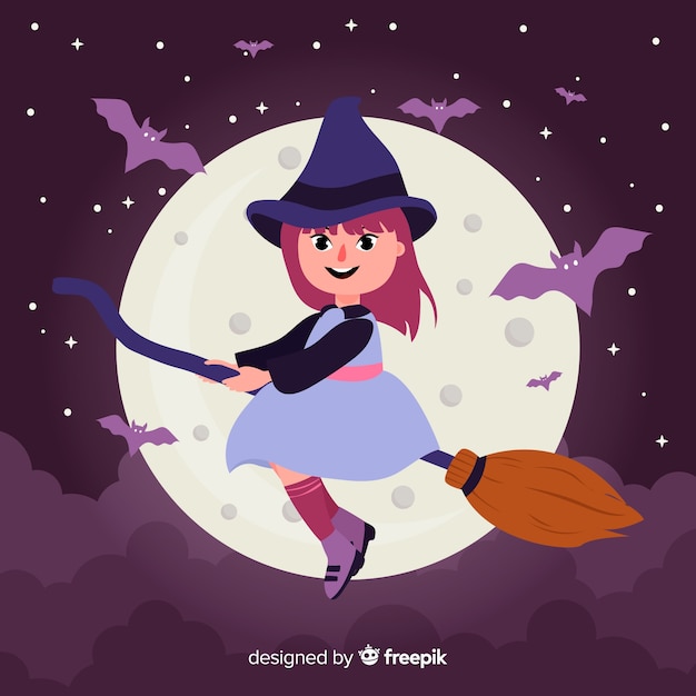 Friendly witch the