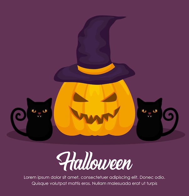 Download Halloween celebration banner Vector | Free Download