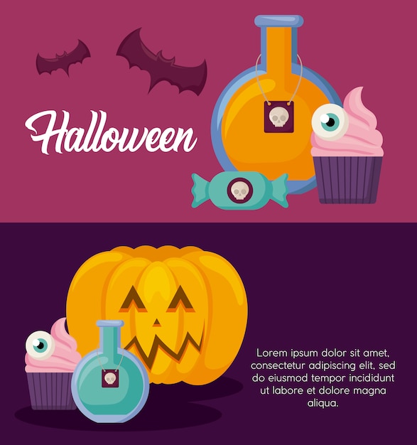 Download Halloween celebration banner | Free Vector