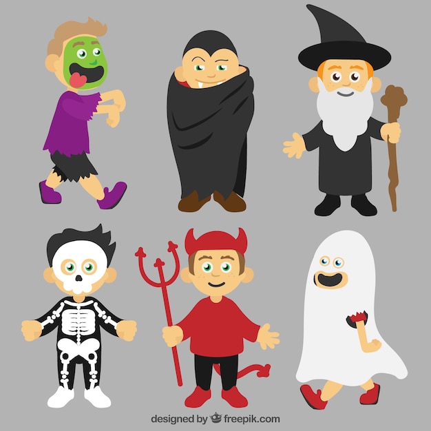 Halloween character collection