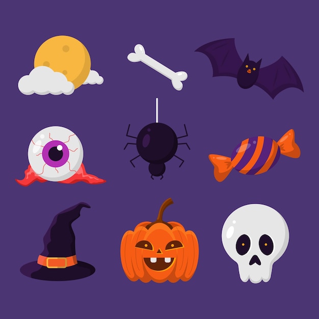 free-vector-halloween-element-collection