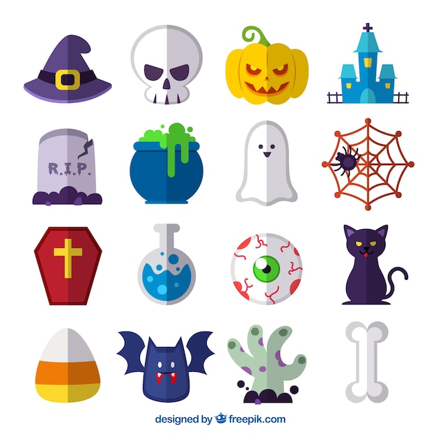 vector-halloween-elements-stock-vector-illustration-of-graphics