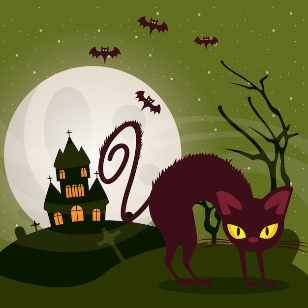 Premium Vector | Halloween funny and scary cartoons