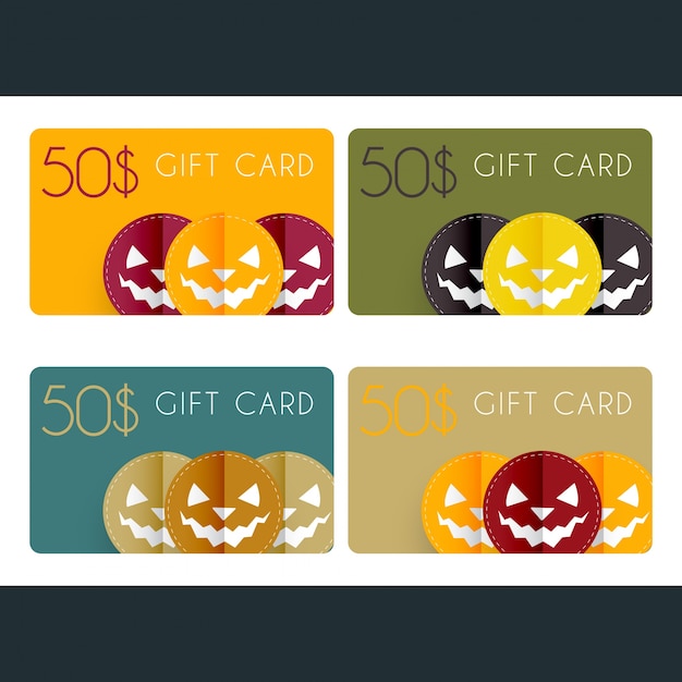Halloween gift cards