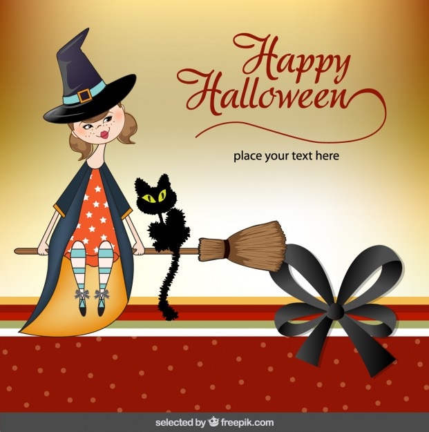 Auguri Di Halloween In Stile Album Vettore Gratis