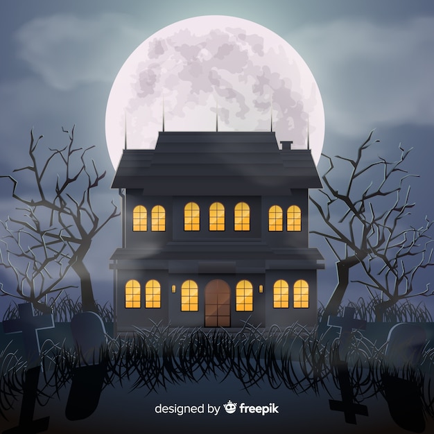 Download Haunted House Vectors, Photos and PSD files | Free Download
