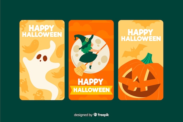 Download Free Download Free Halloween Instagram Stories Collection In Orange Use our free logo maker to create a logo and build your brand. Put your logo on business cards, promotional products, or your website for brand visibility.