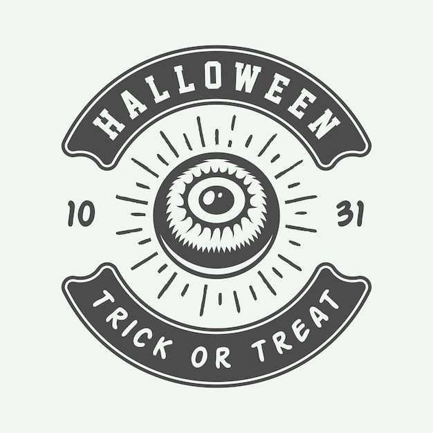 Download Halloween logo | Premium Vector