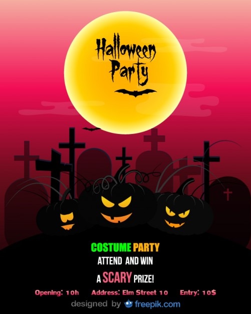 Halloween Party Flyer Template Costume
Party