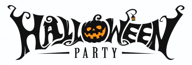 Download Premium Vector | Halloween party lettering