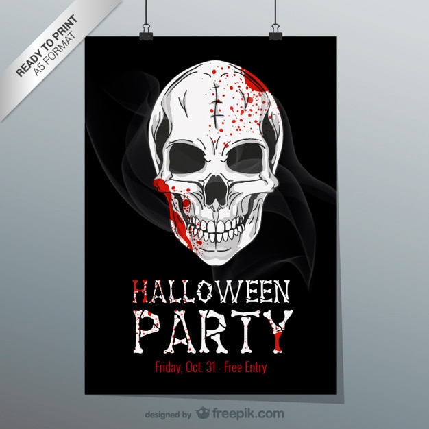 Halloween printable flyer