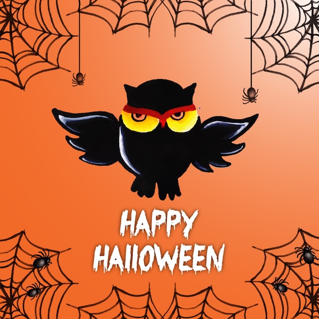 Download Halloween watercolor background | Premium Vector