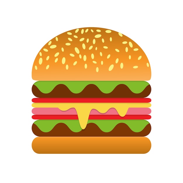 Premium Vector | Hamburger icon vector