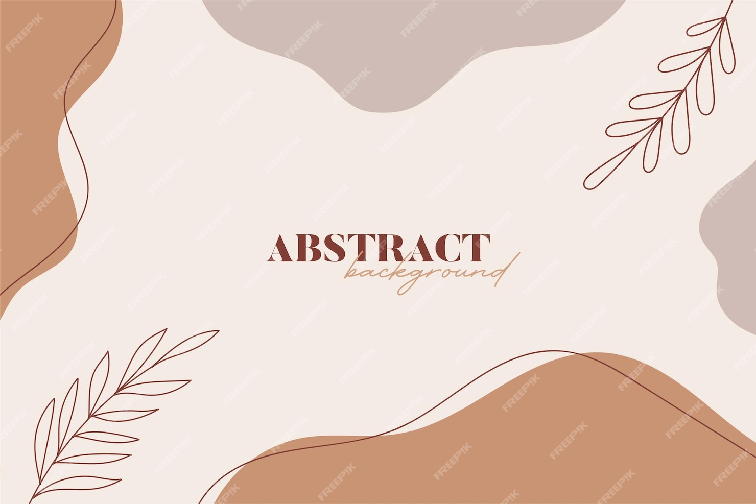 Premium Vector | Hand drawn abstract design background with pastel ...