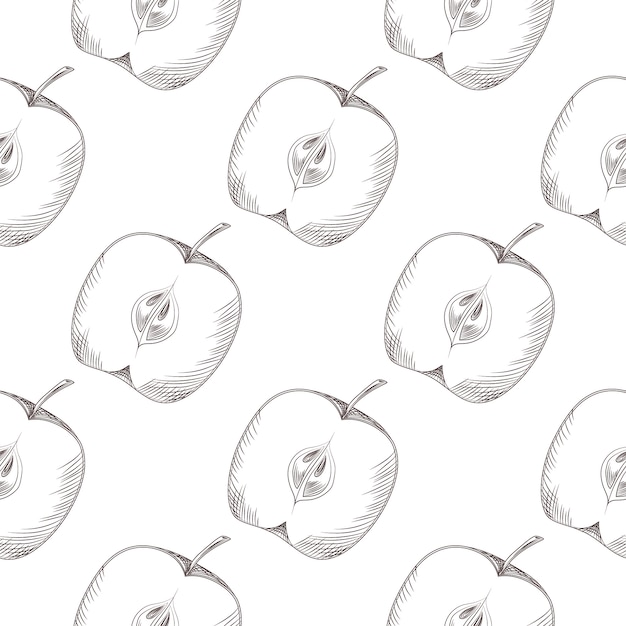 Download Free Hand Drawn Apple Slice Seamless Pattern Apple Fruit Wallpaper Premium Vector Use our free logo maker to create a logo and build your brand. Put your logo on business cards, promotional products, or your website for brand visibility.