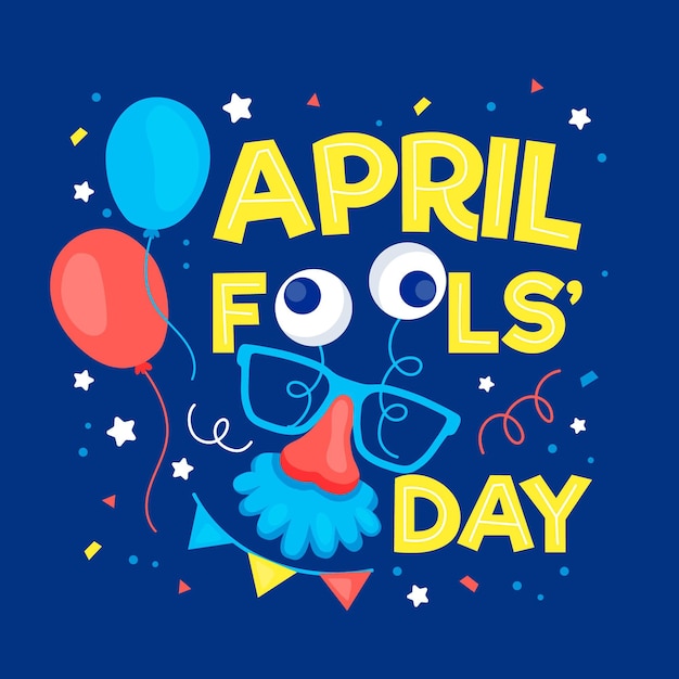 Premium Vector | Hand drawn april fools' day illustration