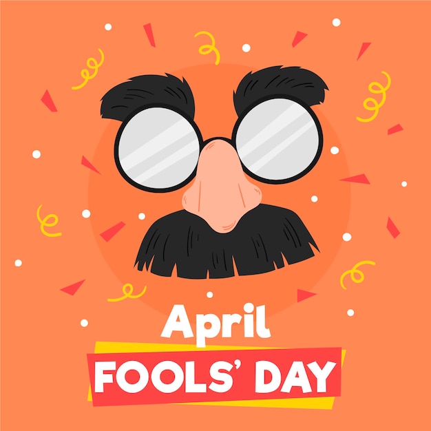 Premium Vector Hand Drawn April Fools Day Illustration 7988