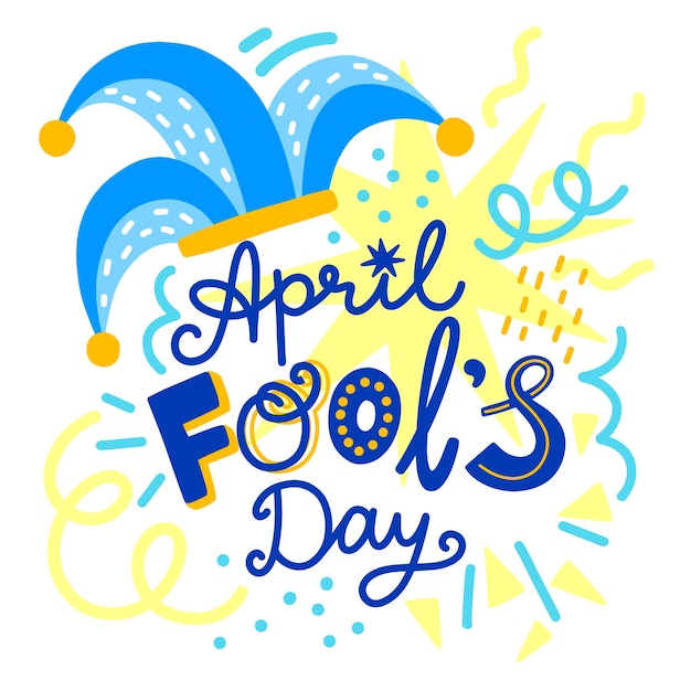 Free Vector | Hand-drawn april fools day