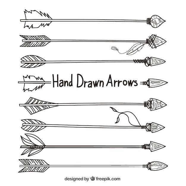 free clipart hand drawn arrow - photo #50