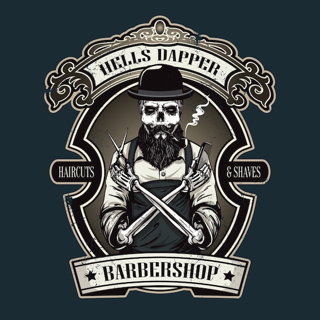 Barber Shop Logo Psd - Barber Shop Logo | Creative Illustrator Templates ... / Such impressive logos can even convert them into your loyal customers.