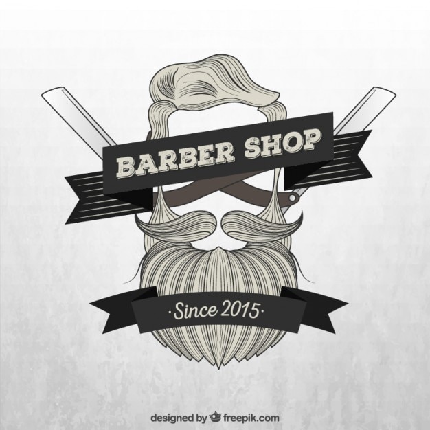 Download Free Hand Drawn Beard Logo Free Vector Use our free logo maker to create a logo and build your brand. Put your logo on business cards, promotional products, or your website for brand visibility.