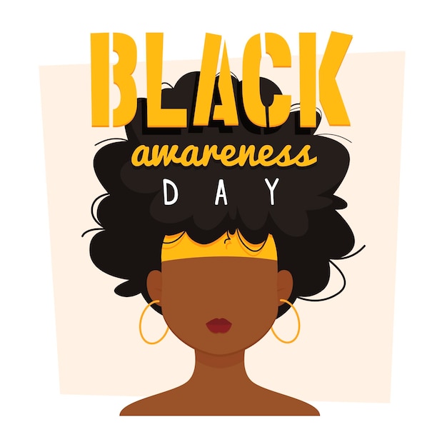 Premium Vector Hand drawn black awareness day