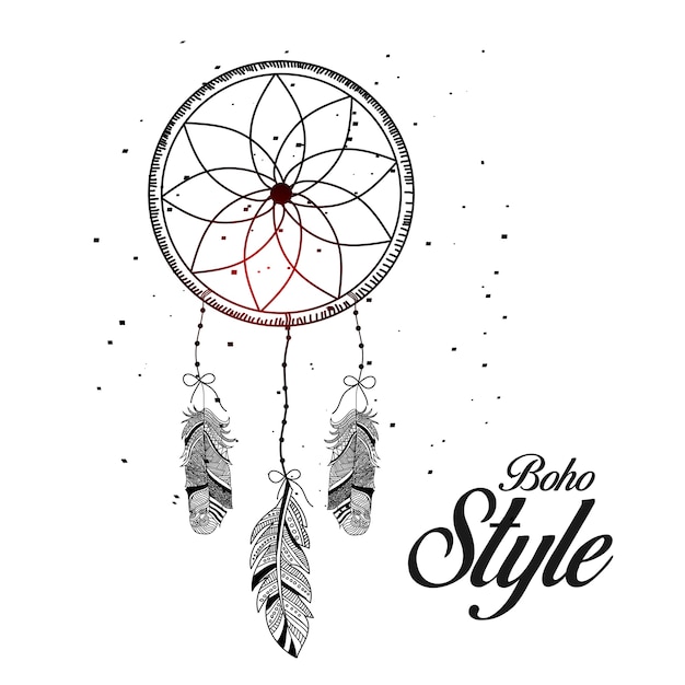 Download Hand drawn boho style in beautiful background of ...