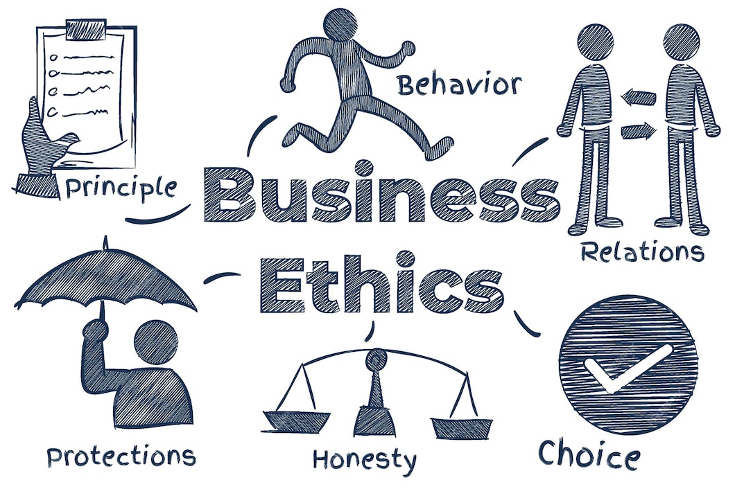 Free Vector Handdrawn business ethics illustration