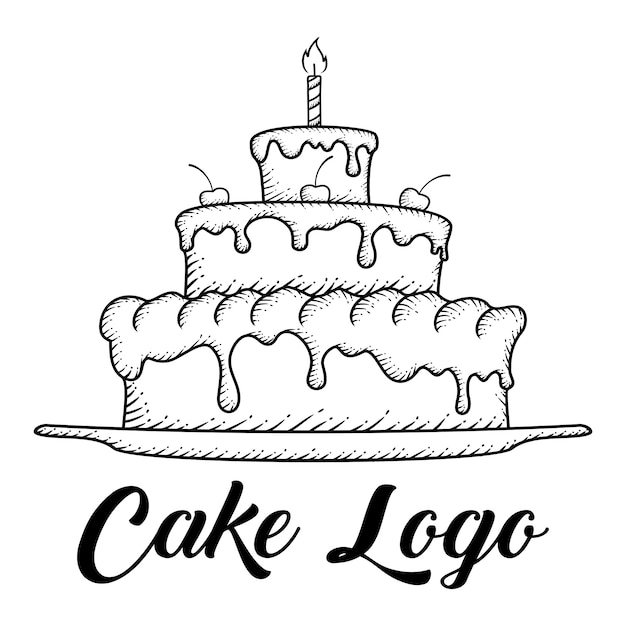 Download Free Hand Drawn Cake Premium Vector Use our free logo maker to create a logo and build your brand. Put your logo on business cards, promotional products, or your website for brand visibility.