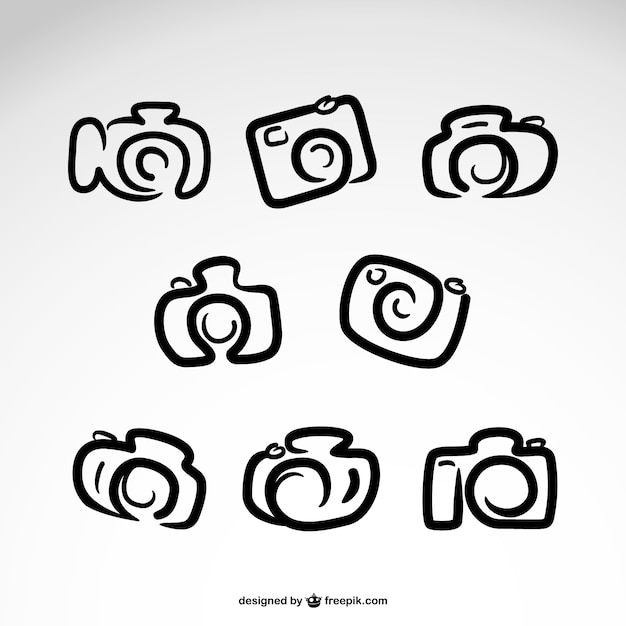 Download Free Download Free Hand Drawn Camera Logos Vector Freepik Use our free logo maker to create a logo and build your brand. Put your logo on business cards, promotional products, or your website for brand visibility.