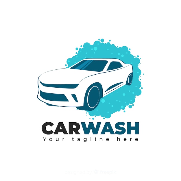 Download Vector Car Wash Logo Design PSD - Free PSD Mockup Templates