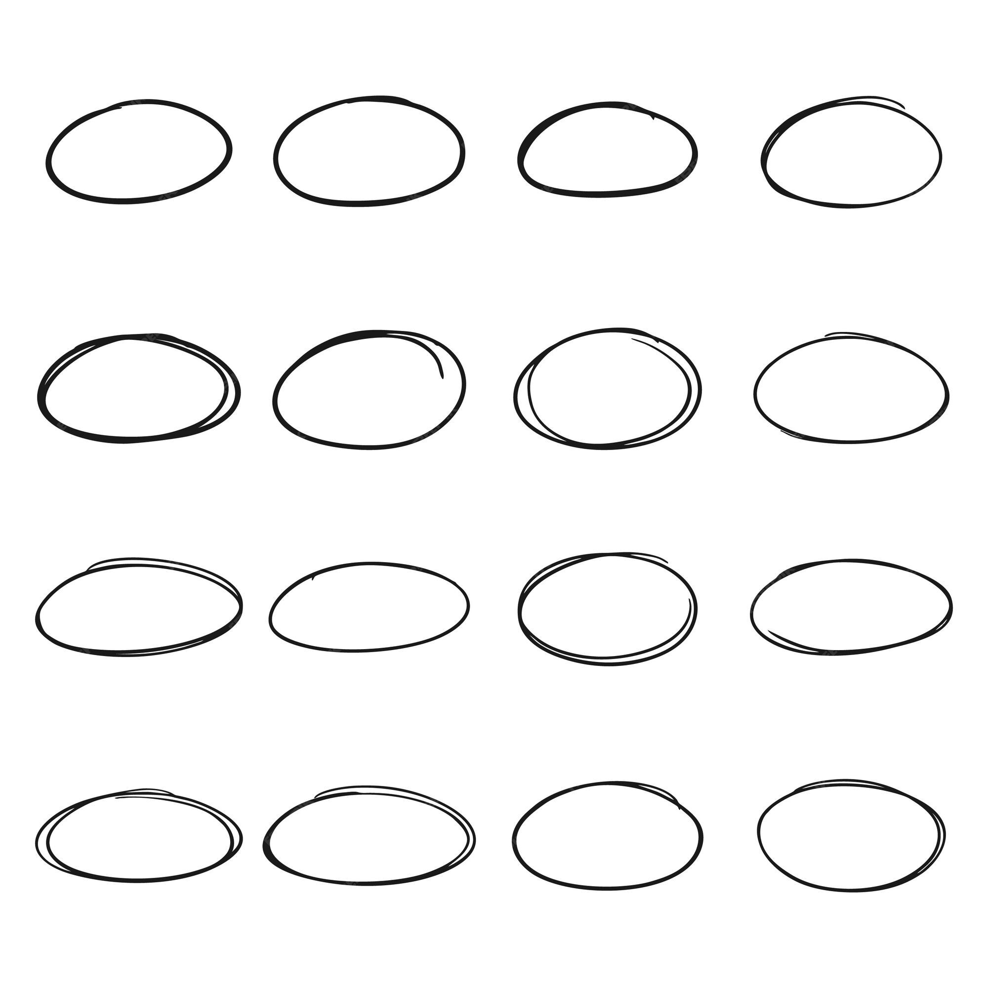 premium-vector-hand-drawn-circle-line-sketch-set-circular-scribble