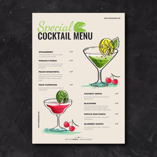 Horizontal Menu Templates Free Download