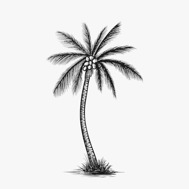Coconut tree painting