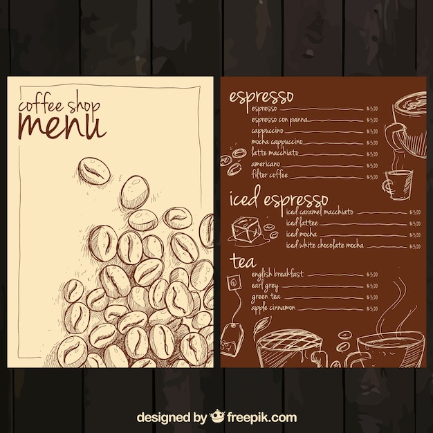 Coffee Menu Vectors, Photos and PSD files | Free Download