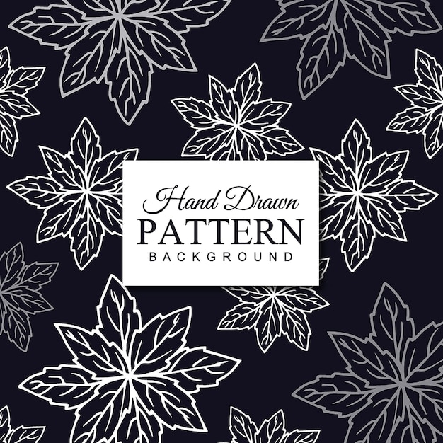 Hand drawn Colorful Leaves Pattern Free Vector Hand drawn Colorful Leaves Pattern Free Vector