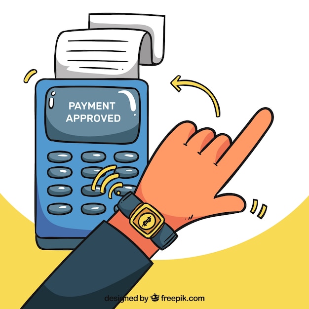 smartwatch with contactless payment